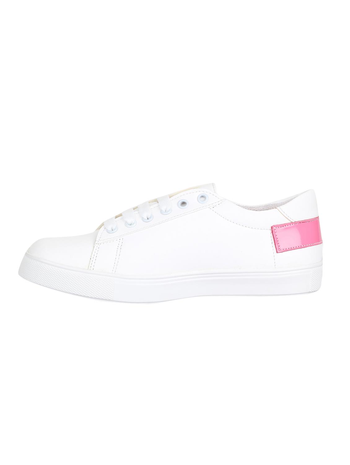 white lace-up sneakers - 15489452 - Zoom Image - 2