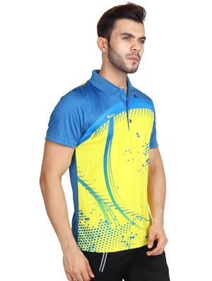 yellow polyester tshirt - 15490701 - Standard Image - 2