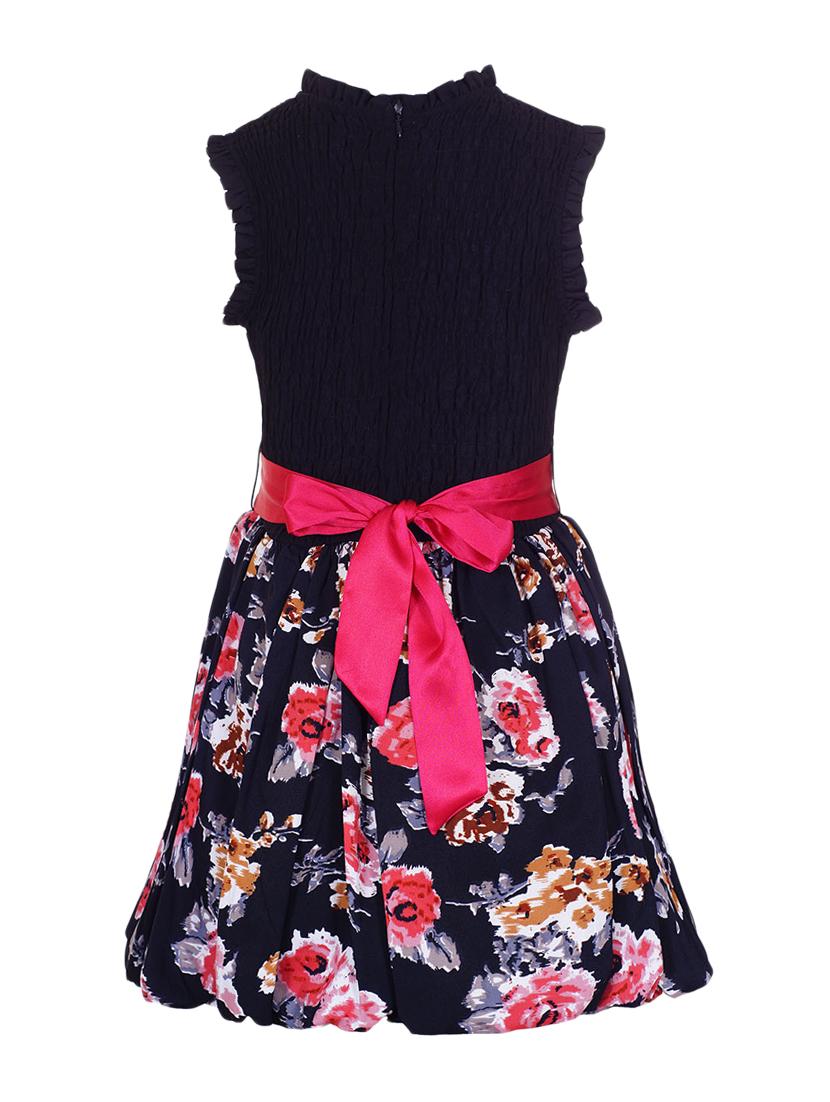 black polyester frock - 15490936 - Zoom Image - 2
