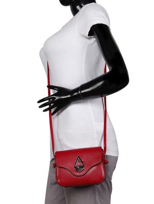 red leatherette (pu) regular sling bag - 15491081 - Standard Image - 5