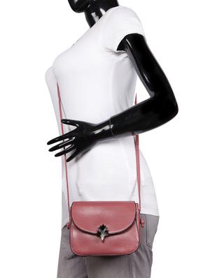 pink leatherette (pu) regular sling bag - 15491090 - Standard Image - 5