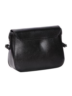 black leatherette (pu) regular sling bag - 15491095 - Standard Image - 2