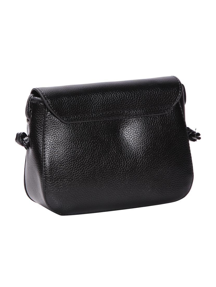 black leatherette (pu) regular sling bag - 15491095 - Zoom Image - 2