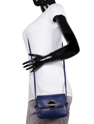 blue leatherette (pu) regular sling bag - 15491114 - Standard Image - 5