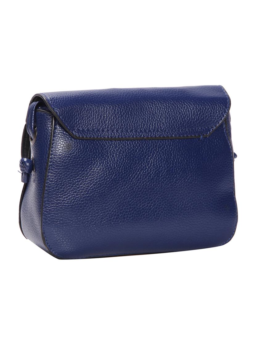 blue leatherette (pu) regular sling bag - 15491114 - Zoom Image - 2