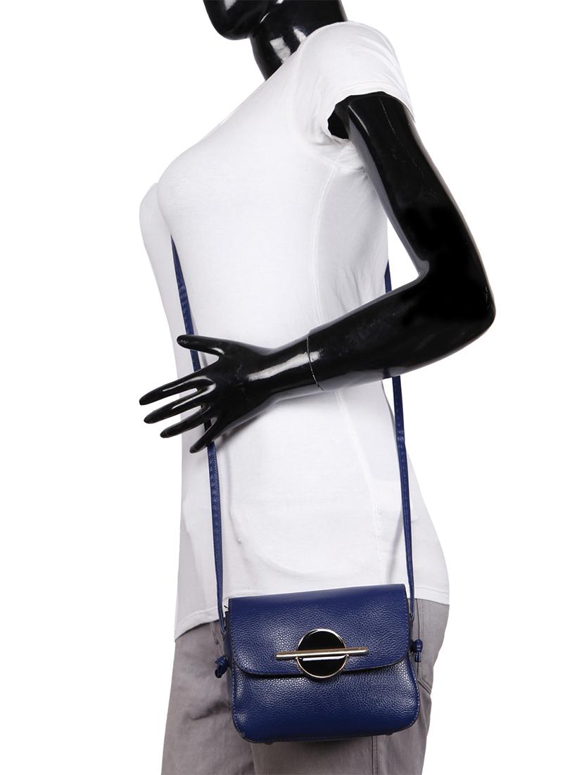 blue leatherette (pu) regular sling bag - 15491114 - Zoom Image - 5