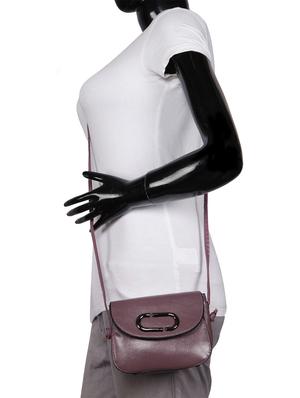 purple leatherette (pu) regular sling bag - 15491117 - Standard Image - 5