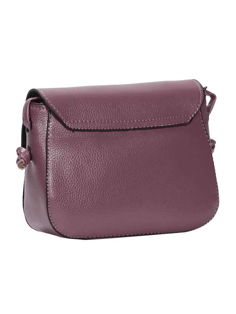 purple leatherette (pu) regular sling bag - 15491117 - Zoom Image - 2