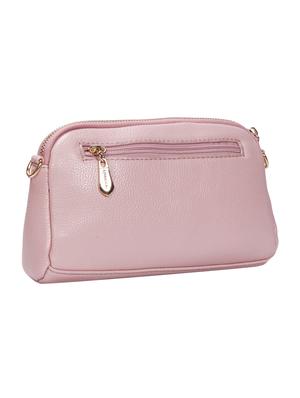 pink leatherette (pu) regular sling bag - 15491138 - Standard Image - 2