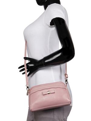pink leatherette (pu) regular sling bag - 15491138 - Standard Image - 5