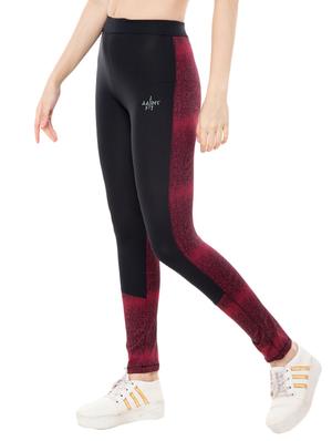 high waist printed track pant - 15491276 - Standard Image - 2