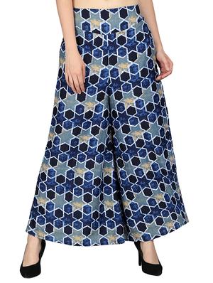 set of 2 printed flared palazzo - 15492089 - Standard Image - 8