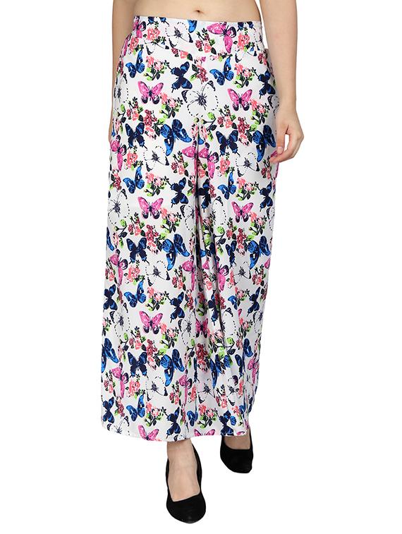 set of 2 printed flared palazzo - 15492106 - Zoom Image - 2