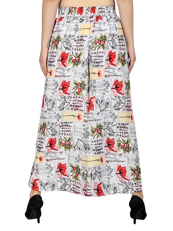 set of 2 printed flared palazzo - 15492118 - Zoom Image - 5