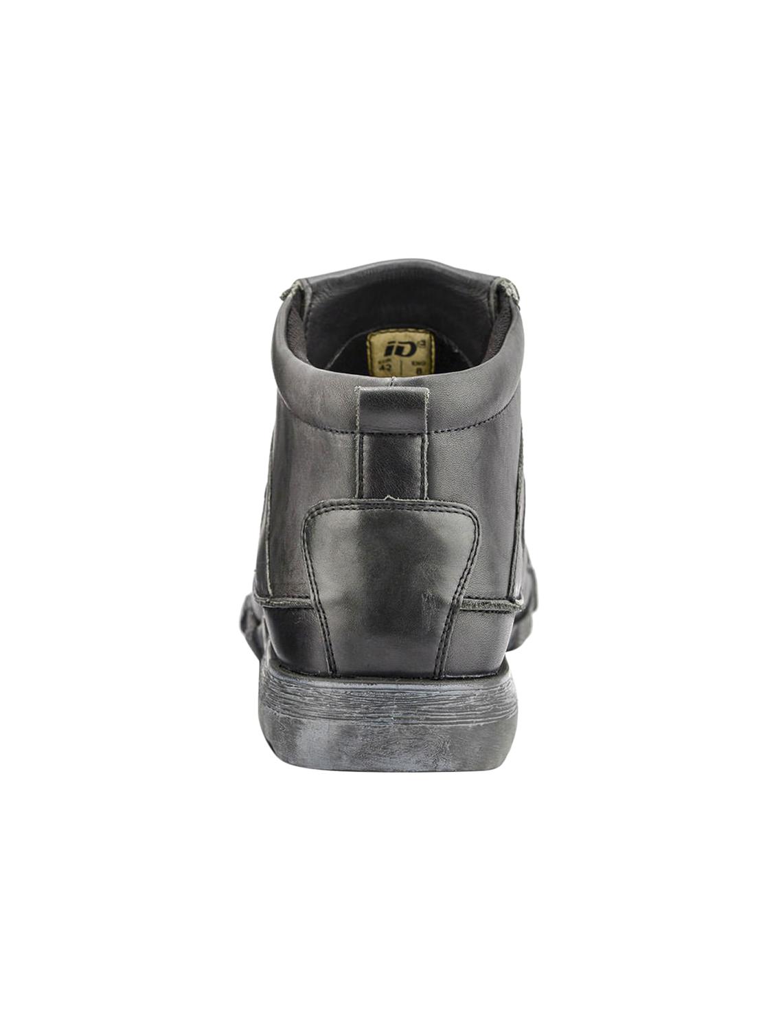 grey Leather low ankle boots - 15492620 - Zoom Image - 2