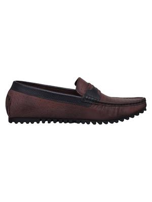 brown leather slip on loafers - 15492641 - Standard Image - 2