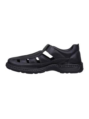 black leather slip on sandals - 15492878 - Standard Image - 2
