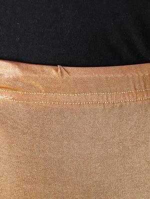 metallic drawstring waist legging - 15493279 - Standard Image - 5