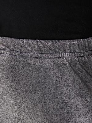 metallic drawstring waist legging - 15493282 - Standard Image - 5