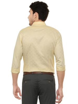 yellow cotton casual shirt - 15493493 - Standard Image - 2