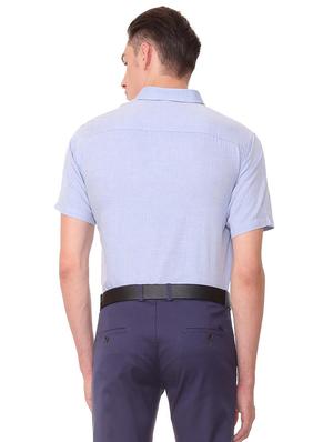 blue cotton casual shirt - 15493494 - Standard Image - 2