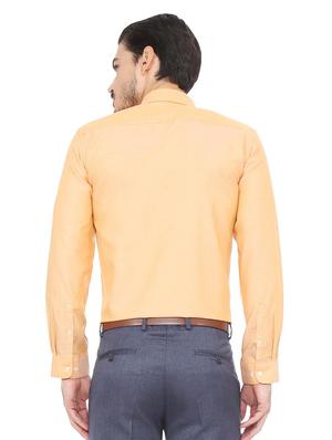 orange cotton blend formal shirt - 15493499 - Standard Image - 2