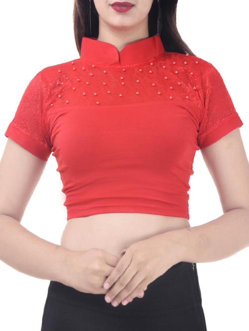 Embroidered Stitched blouse - 15494110 - Standard Image - 1