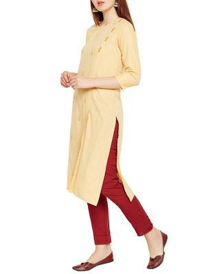 Embroidered straight kurta - 15494270 - Standard Image - 2