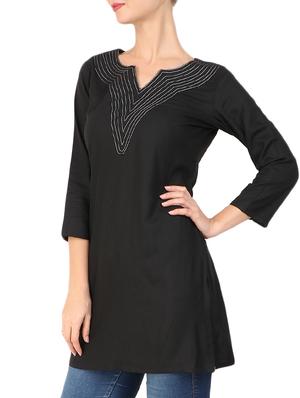 kantha embroidered kurti - 15494302 - Standard Image - 2