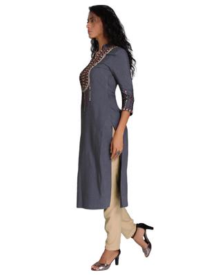 Embroidered Straight kurta - 15494761 - Standard Image - 2
