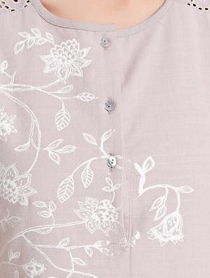 Straight printed kurta - 15494852 - Standard Image - 5