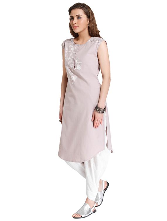 Straight printed kurta - 15494852 - Zoom Image - 2