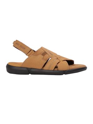 red chief brown Leather back strap sandals - 15495211 - Standard Image - 2