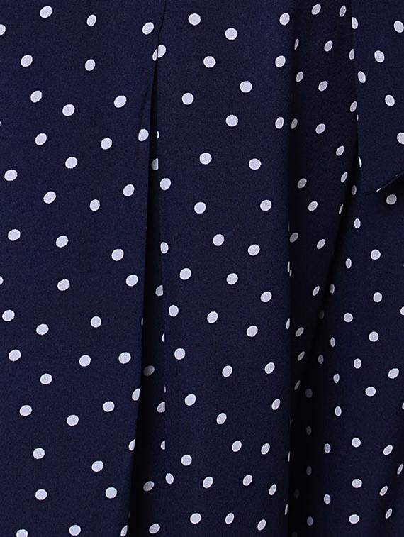 paper bag polka dotted belted culottes - 15495337 - Zoom Image - 5