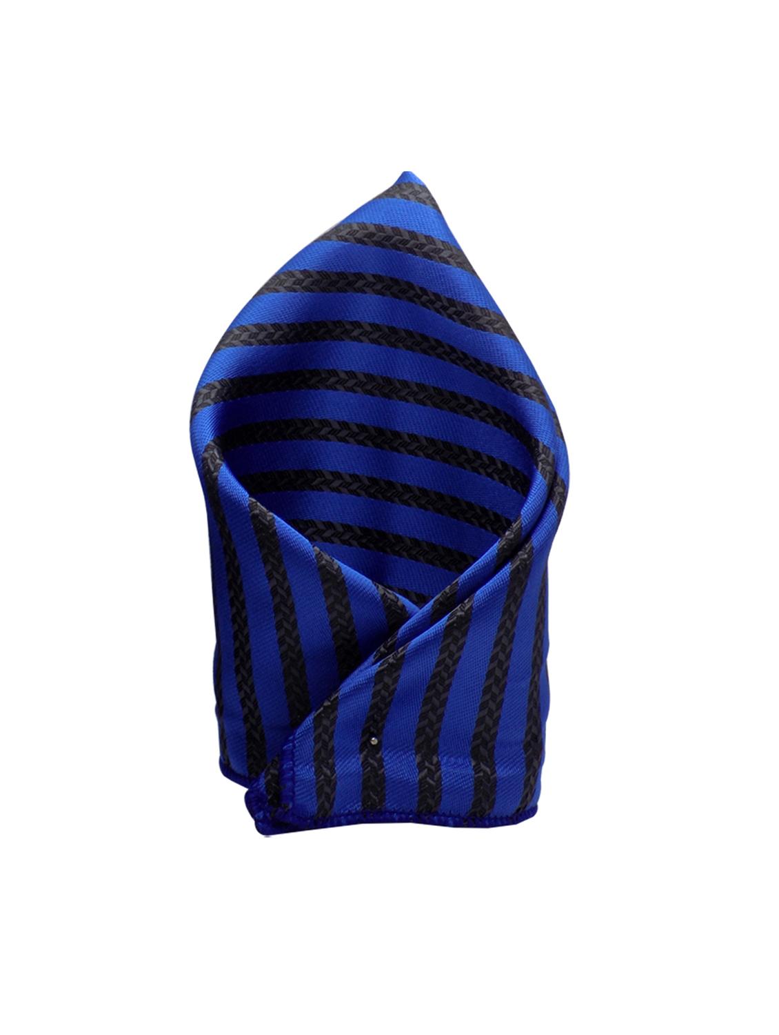 blue micro fiber tie with lapel pins - 15495571 - Zoom Image - 2