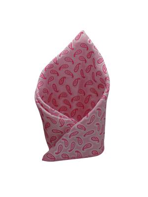 pink micro fiber tie with lapel pins - 15495579 - Standard Image - 2