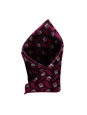 pink micro fiber tie with pocket square and lapelpin - 15495582 - Standard Image - 2