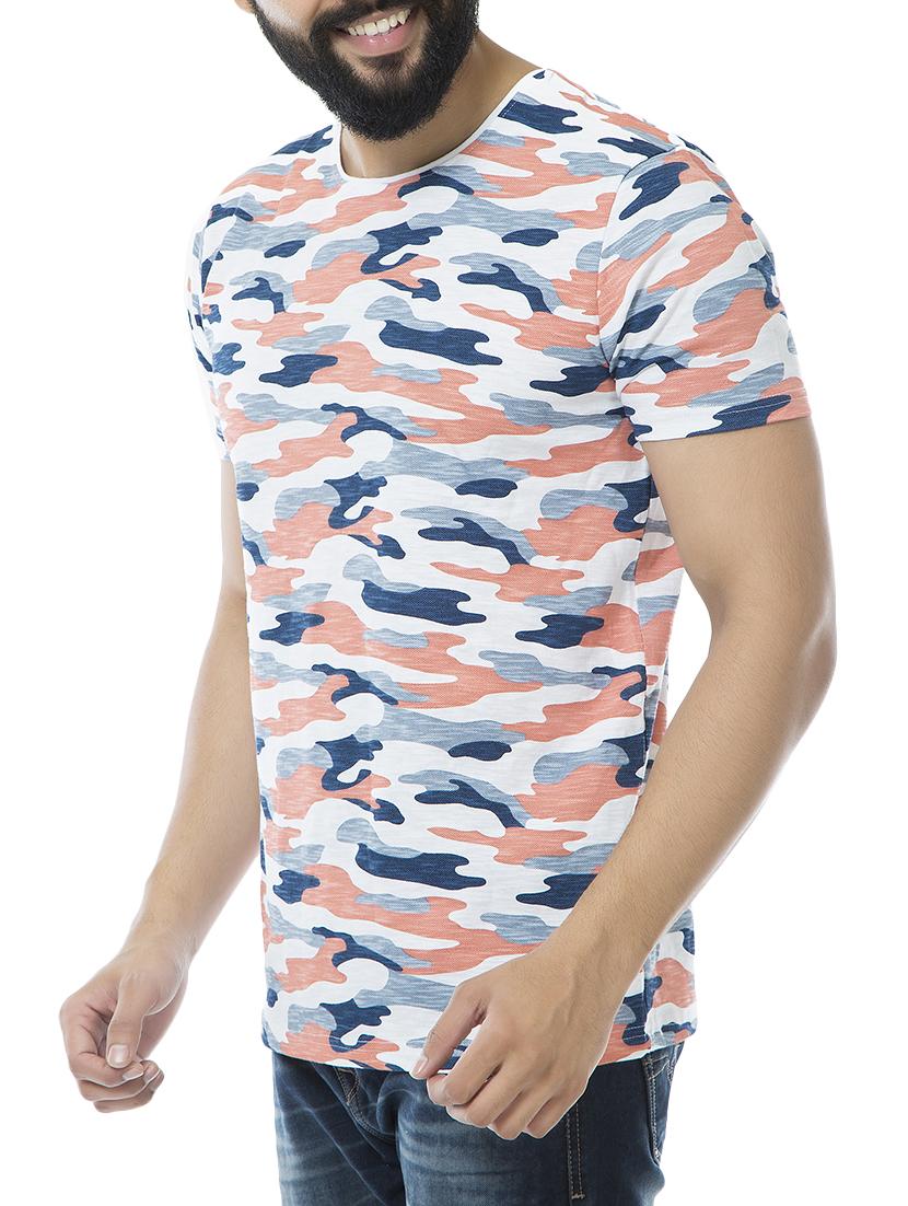 multi cotton blend all over print t-shirt - 15495643 - Zoom Image - 2