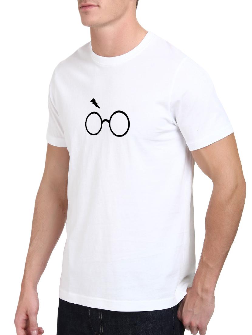 white cotton chest print tshirt - 15495811 - Zoom Image - 2