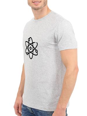 grey cotton chest print tshirt - 15495835 - Standard Image - 2