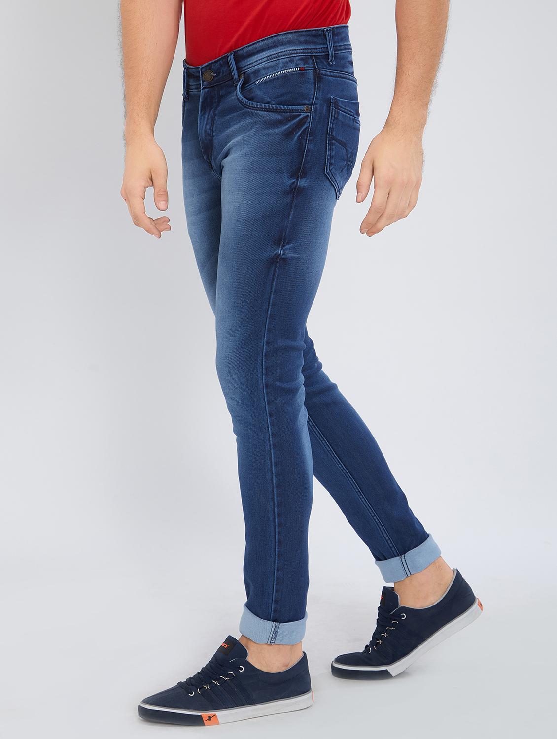 blue denim washed jeans - 15496158 - Zoom Image - 2