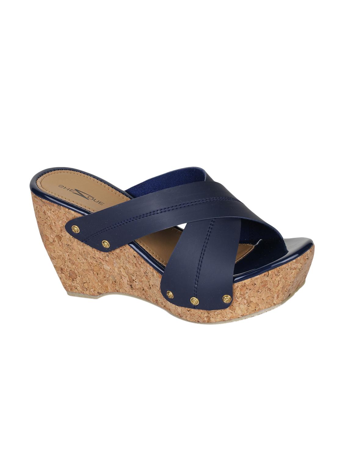 blue platforms wedges - 15496554 - Zoom Image - 2