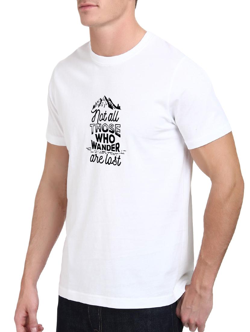 white cotton chest print tshirt - 15496629 - Zoom Image - 2
