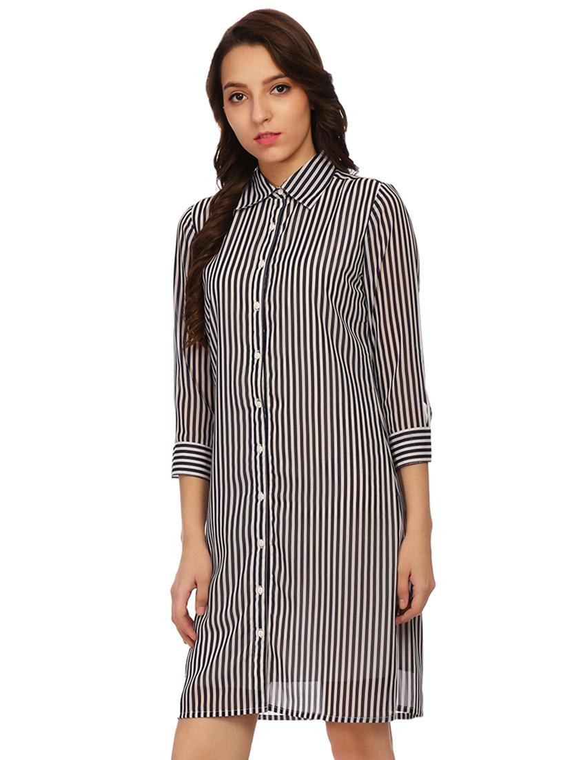 striped shirt dress - 15497074 - Zoom Image - 2