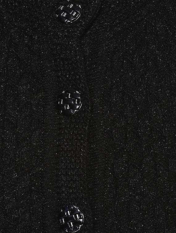 black woolen coatigan - 15497470 - Zoom Image - 5