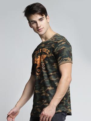 multi colored cotton all over print t-shirt - 15497555 - Standard Image - 2