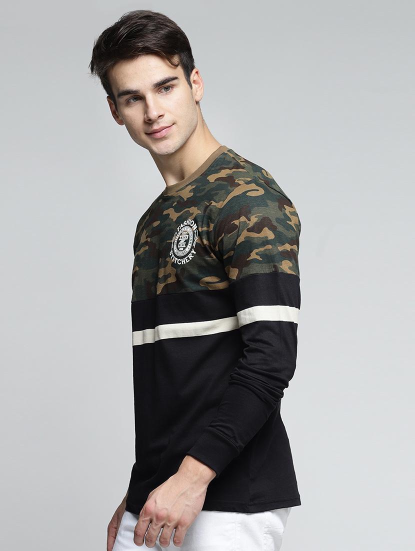 multi colored cotton all over print t-shirt - 15497579 - Zoom Image - 2