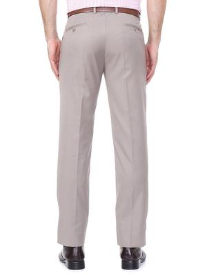 grey polyester blend flat front formal trouser - 15497710 - Standard Image - 2