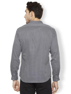 black cotton casual shirt - 15497745 - Standard Image - 2