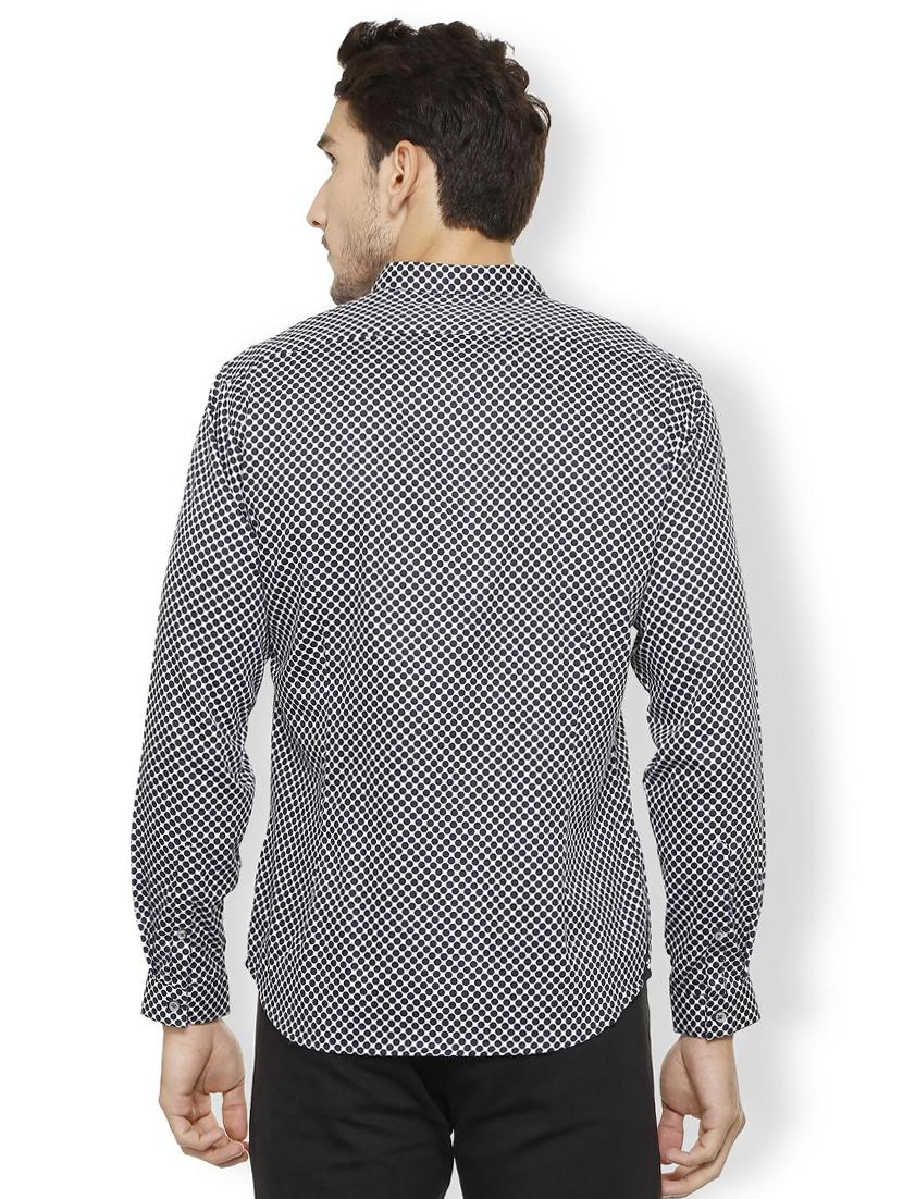 black cotton casual shirt - 15497745 - Zoom Image - 2
